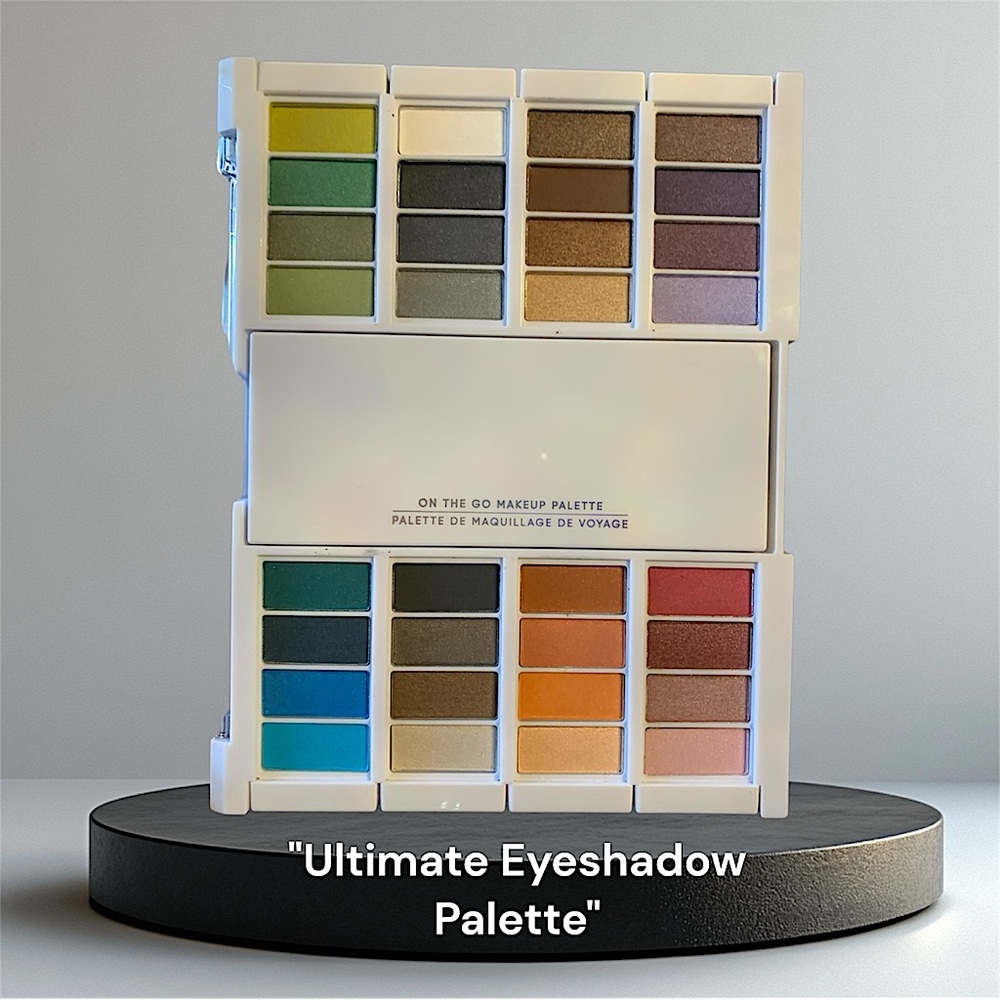 Ultimate On-the-Go Makeup Palette | Versatile Eyes, Lips, & Cheeks”